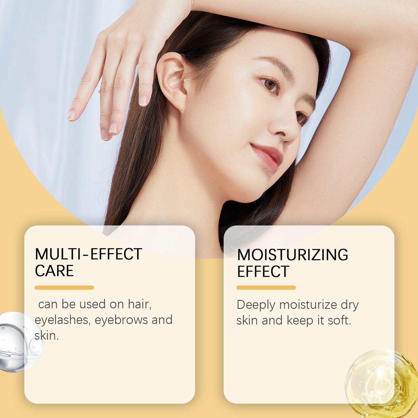 Huile de ricin bio - Hydratation cheveux et sourcils