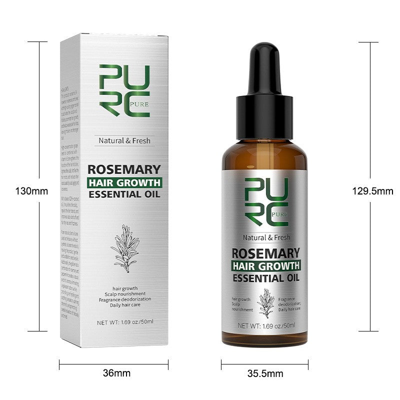 PURC - Huile essentielle capillaire au romarin et gingembre