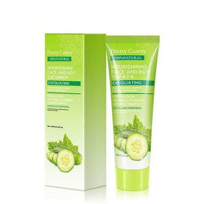 Gel exfoliant visage concombre, coco et papaye