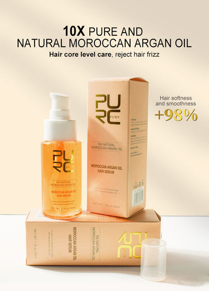 Huile essentielle pour cheveux doux et brillants