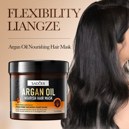 Masque capillaire à l'huile d'argan - Nourrissant et hydratant