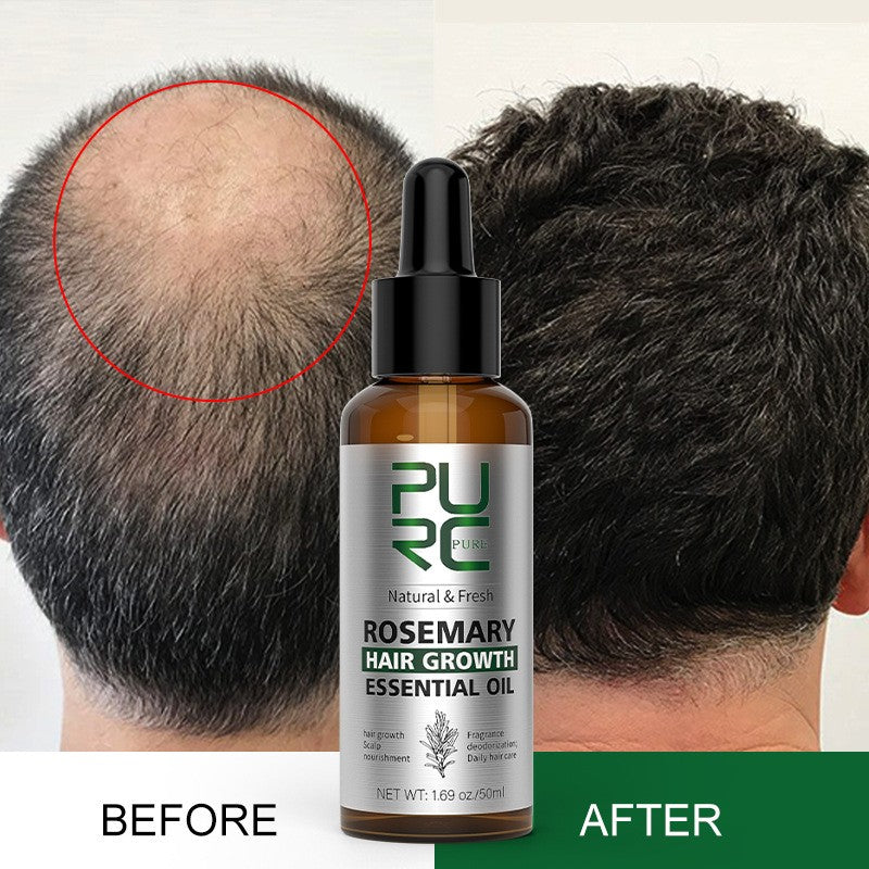 PURC - Huile essentielle capillaire au romarin et gingembre