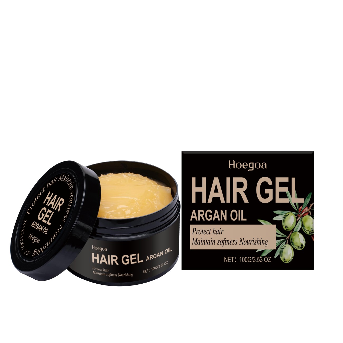 Gel coiffant à l'huile d'argan marocaine