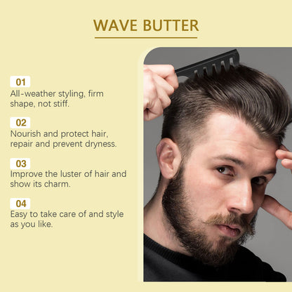 Huile capillaire pour homme - Coiffage et ondulation