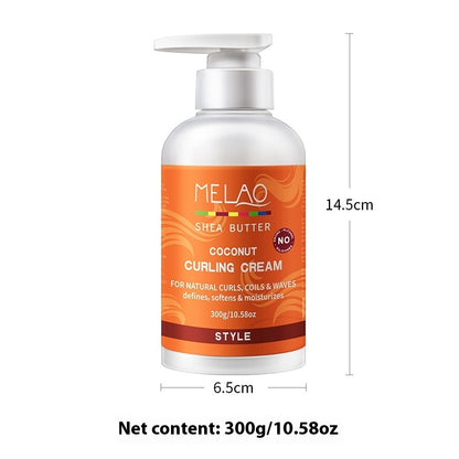 Crème coiffante cheveux bouclés - Hydratation et définition