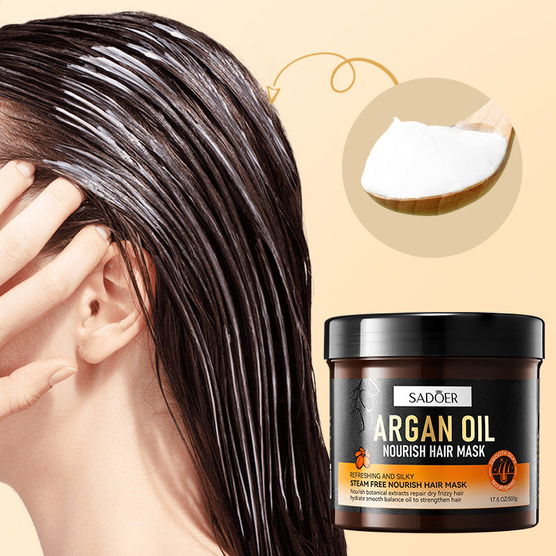 Masque capillaire à l'huile d'argan - Nourrissant et hydratant