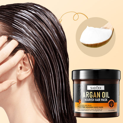 Masque capillaire à l'huile d'argan - Nourrissant et hydratant
