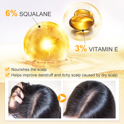 Huile essentielle pour cheveux doux et brillants