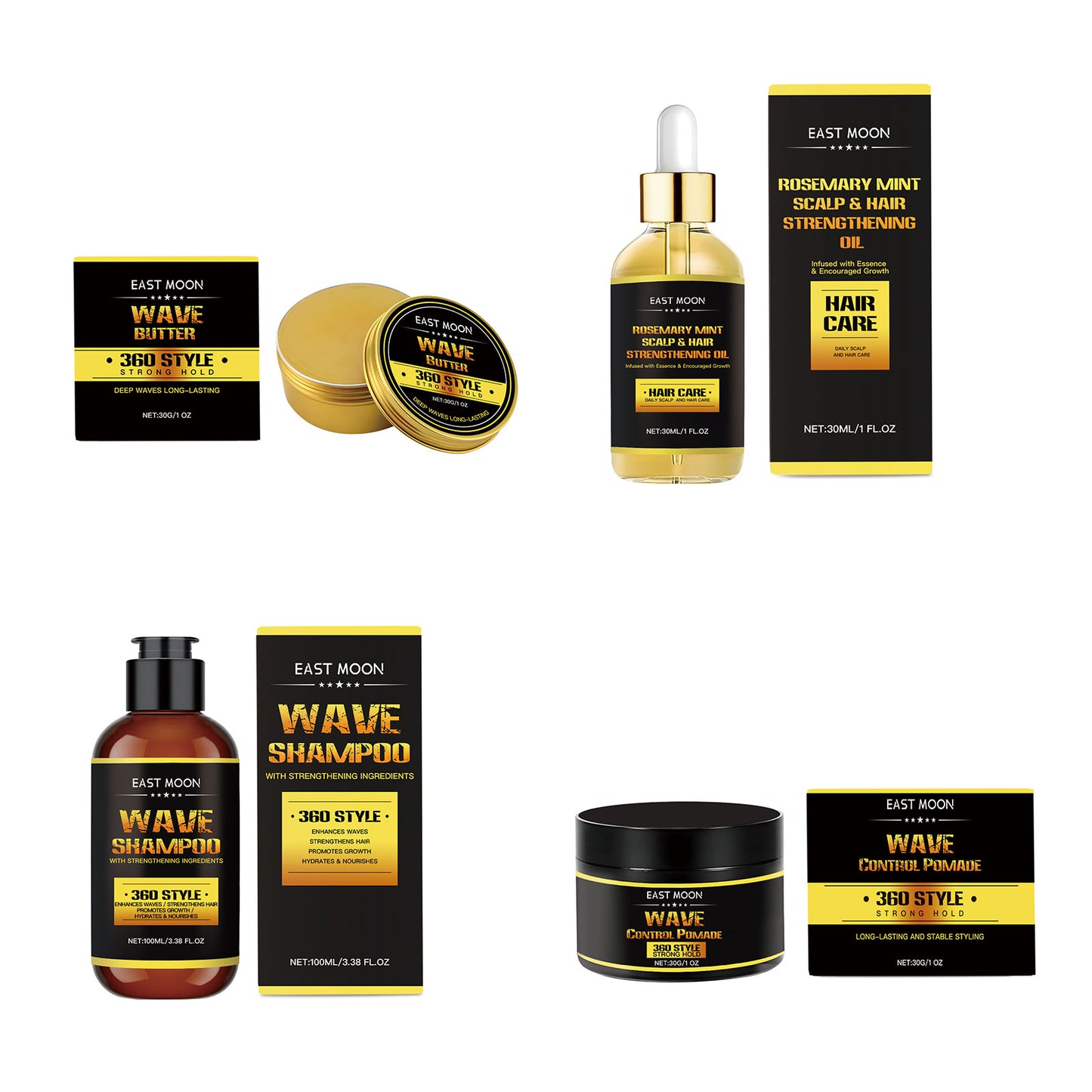 Huile capillaire pour homme - Coiffage et ondulation