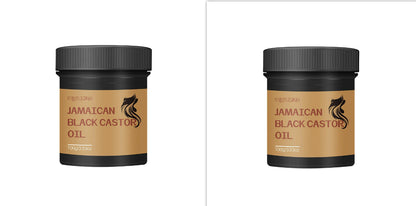 Crème modelante pour cheveux bouclés à l'huile de ricin noire