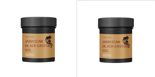 Crème modelante pour cheveux bouclés à l'huile de ricin noire