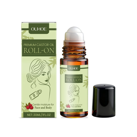 Huile de ricin premium en roll-on