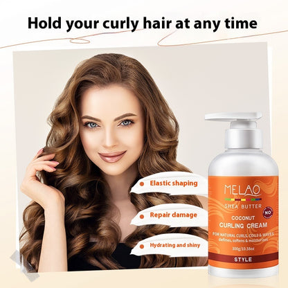 Crème coiffante cheveux bouclés - Hydratation et définition