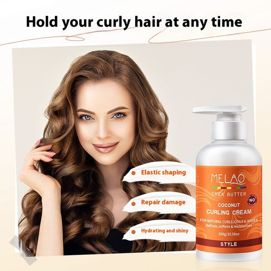 Crème coiffante cheveux bouclés - Hydratation et définition