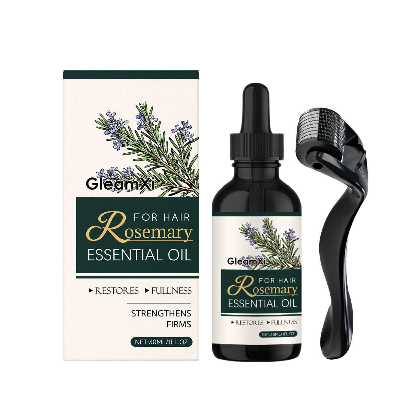 Ensemble de soins capillaires au romarin - Complet